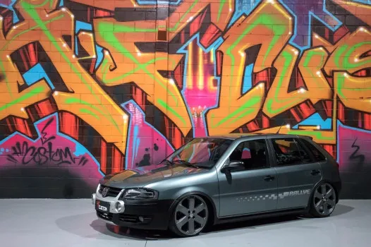 Gol rallye 2008 cinza vulcan ou 35k