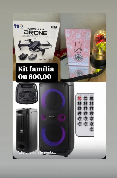 Kit família ou 800,00 no pix