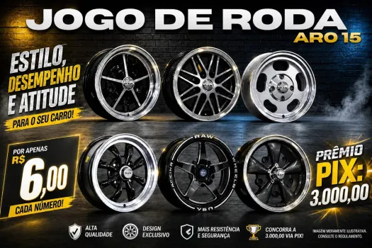 Garage Ragway - #456 jogo de roda aro 15