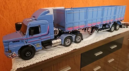 TARDIOLI TRUCK - 113 azul + carreta ou mb1620 ou constellation