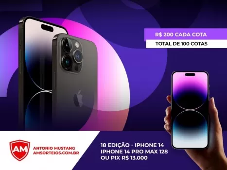 18? edi??o iphone 14 pro max ou pix 13.000,00 mil