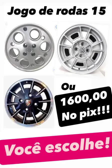 Curita em ação - Jogo de rodas 15 ou 1600 no pix!