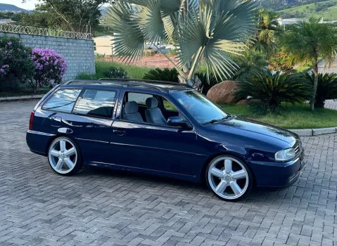 ABJ Garage - Parati gl 1.8 turbo 1997 azul cancún ou 28k