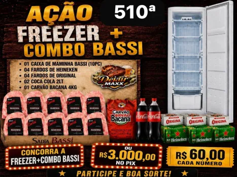 Dejair maxx - Ação 510ª freezer + combo bassi ou 3k