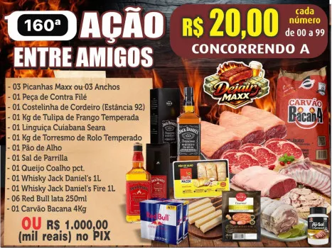 Dejair maxx - Ação 160ª picanhas maxx+ combo jack e fire ou 1k