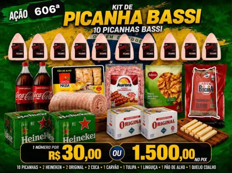 Dejair maxx - Ação 606ª kit picanha bassi ou 1.500 no pix