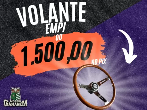 Volante empi ou r$ 1.500,00 no pix