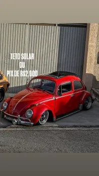 Patrick Roberto Rocha - Ação 40 - teto solar fusca ragway ou pix r$2000