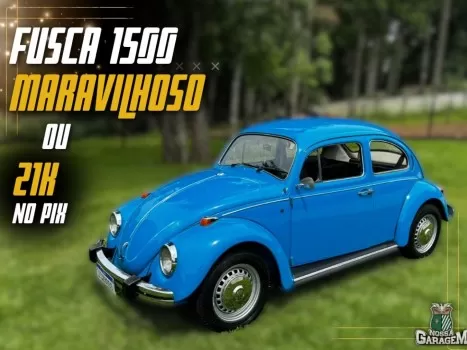 Fusca 1974 pintura original ou 21 mil no pix