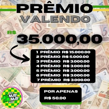 20? club maymay premio 35.000.00 mil em pr?mio