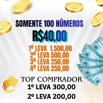 Binho Chevette - 4 ganhadores apenas 100 números