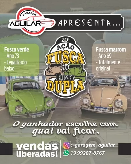 20? a??o garagem aguilar fusca 69 ou fusca 73