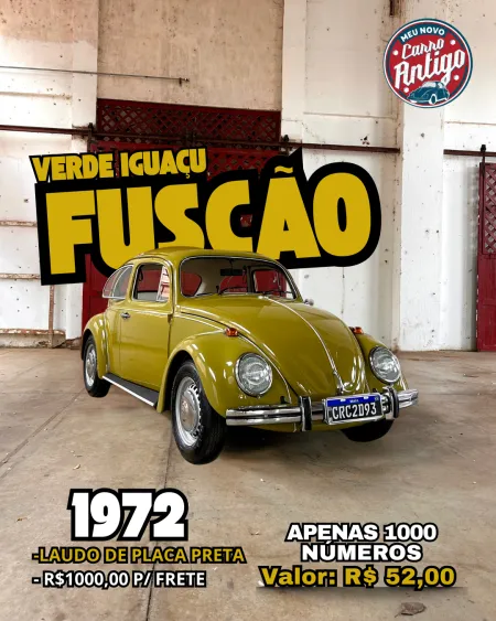 Meu novo carro antigo - 60* ação fuscão 1972 verde iguaçu 1500