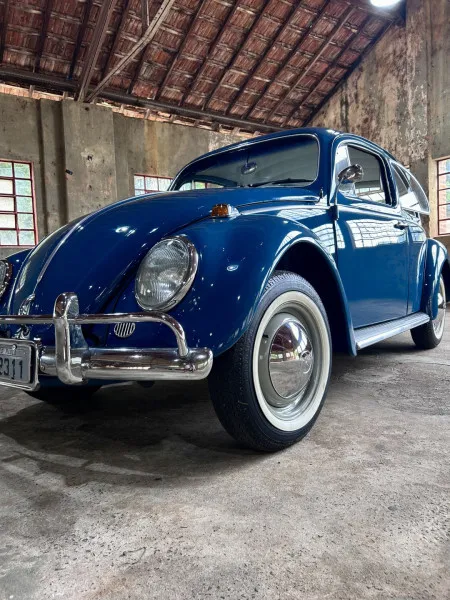 Meu novo carro antigo - 46° ação fusca 1966 azul 1200