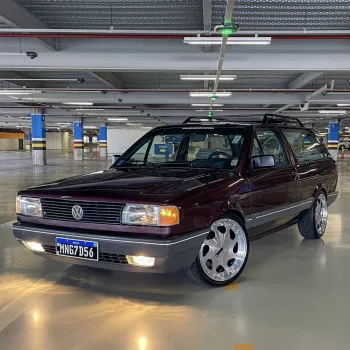 SUA GARAGEM - 32ªação parati 93 gl placa preta completíssima