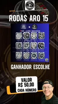 Jogo de roda aro 15 - ganhador escolhe