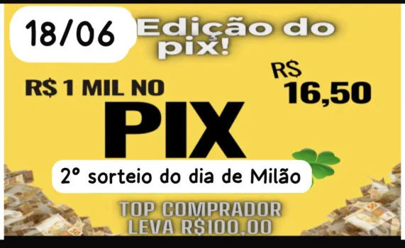 2º do dia de milão no pix