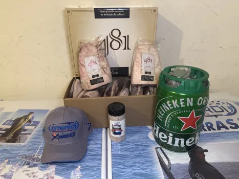 Lombardi Clássicos - 1 caixa de picanha 481 + chopp + sal + boné