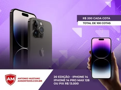 20? edi??o iphone 14 pro max ou pix 13.000,00 mi