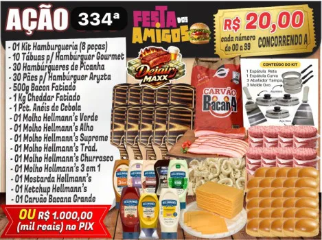Dejair maxx - Ação 334ª festa dos hamburguês e amigos ou 1k