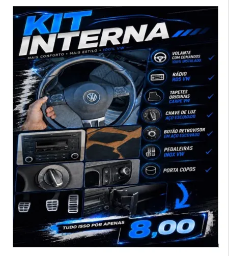 Leko Brito - Kit interna vw ou r$ 3.000,00