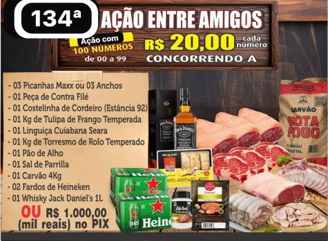 Dejair maxx - Ação 134ª mega combo churras ou mil no pix