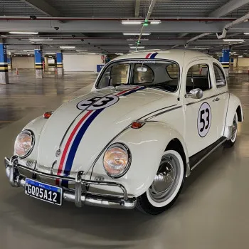 SUA GARAGEM - 33ªação fusca herbie 68 placa preta impecável