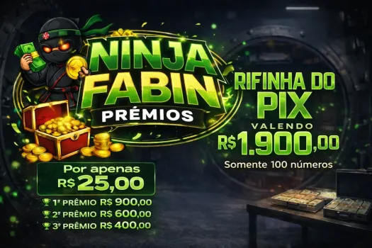 Ninja Prêmios - R$1.900,00 no pix - rifinha entre amigos ed.1