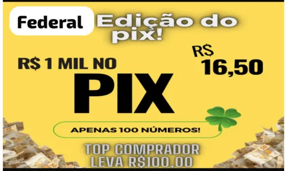 Milão no pix … somente 100 números