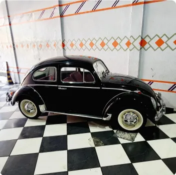 100° ação fusca 1969 preto cadilac