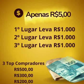 5.00 apenas 3 ganhadores de milão
