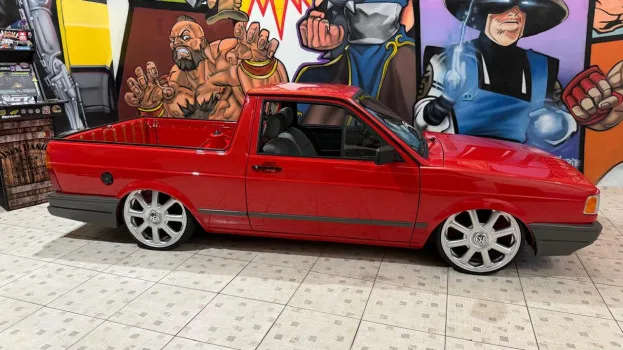 RF VIP CARS - Saveiro cli 1997 vermelho flash ou 40k