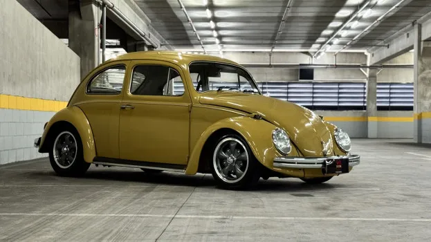 MTG CUSTOM - Fusca 1972 amarelo colonial