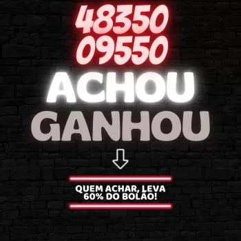 48350 achou ganhou 60% do bol?o