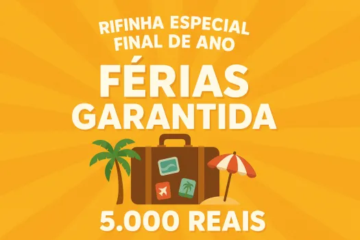 Especial férias garantida valendo 5 mil no pix