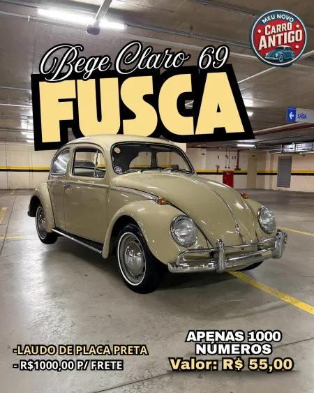 Meu novo carro antigo - 65* ação - fusca 1969 bege claro