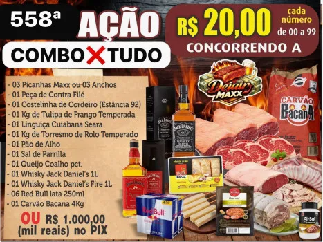 Dejair maxx - Ação 558ª combo x tudo ou mil no pix
