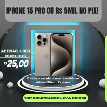 Binho Chevette - Iphone 15 pro ou 5 mil no pix