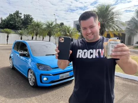 R$ 14.450 no pix ou 5 iphone 11 pro max!