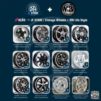 Jogo de roda aro 15 - ganhador escolhe ou 2,5 k