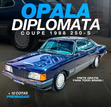 Opala diplomata coupê 1988 250-s