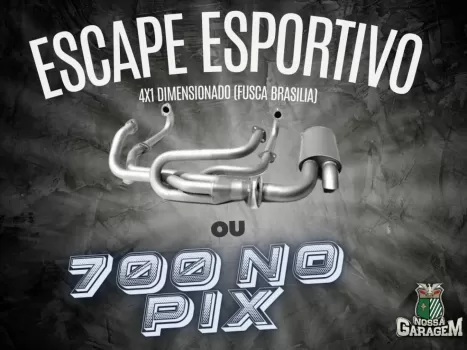 Escape modelo esportivo 4x1 ou 700,00 no pix