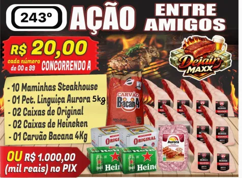 Dejair maxx - Ação 243ª10 maminhas +. 5kg ling aurora ou 1k