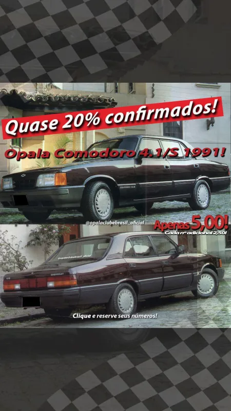 Rifinha 10 mil r$! 50% opala 4.1/s 1991!