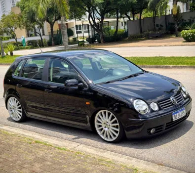 Garage44custom - Ação polo 9n 2004 preto ninja ou 25k