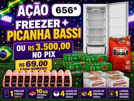 Dejair maxx - Ação 656ª freezer + picanha bassi ou 3.5k
