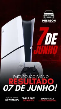 Pherson Studio - Play 5 ou 3k no pix