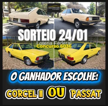 Rcautomobili - O ganhador escolhe: corcel ii ou passat ls