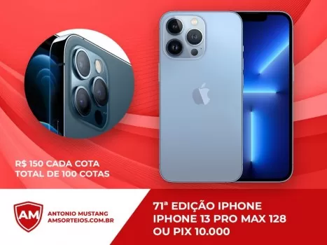 71? edi??o iphone 13 pro max ou 10.000,00