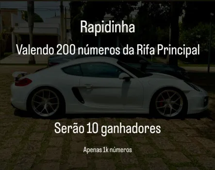 Rapidinha valendo 200 números da porsche